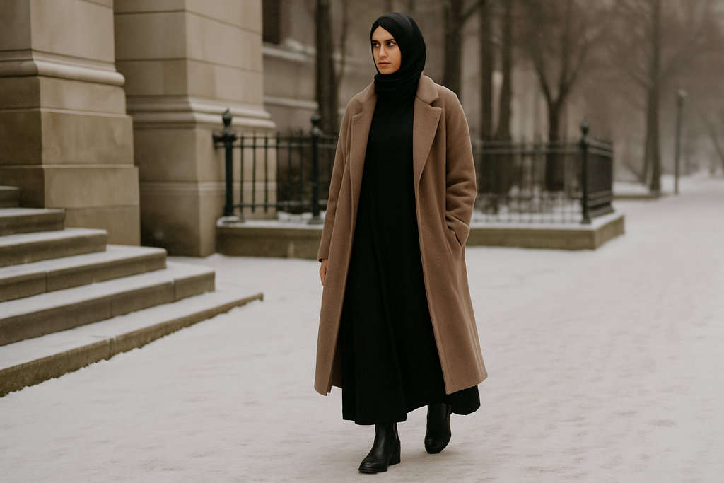 Abaya Styling for Everyday Canada Weather