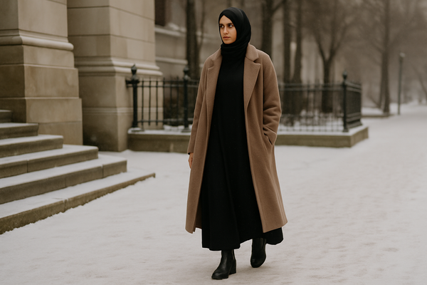 Abaya Styling for Everyday Canada Weather
