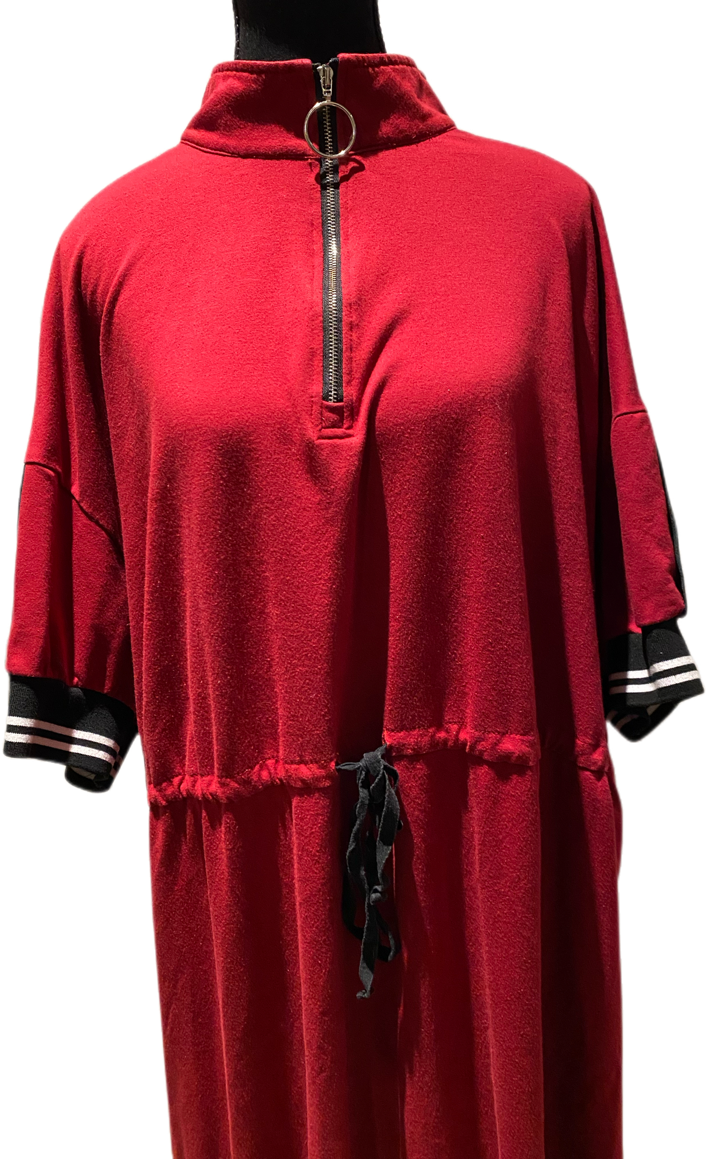 Red Sporty Abaya