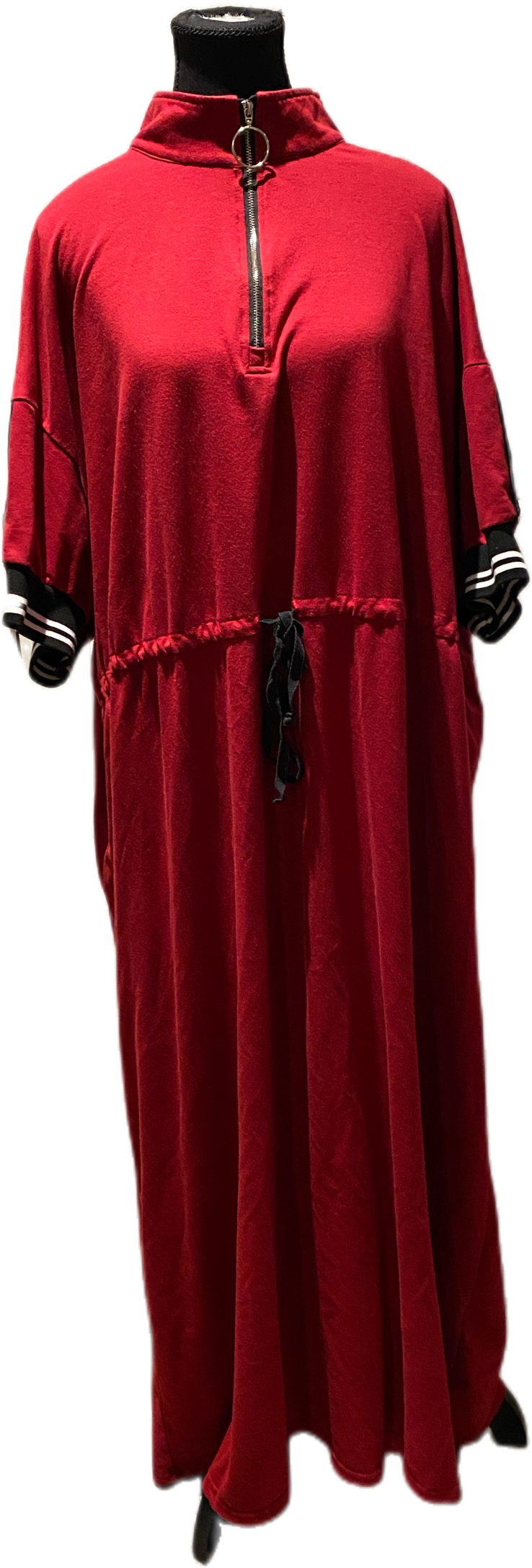 Red Sporty Abaya