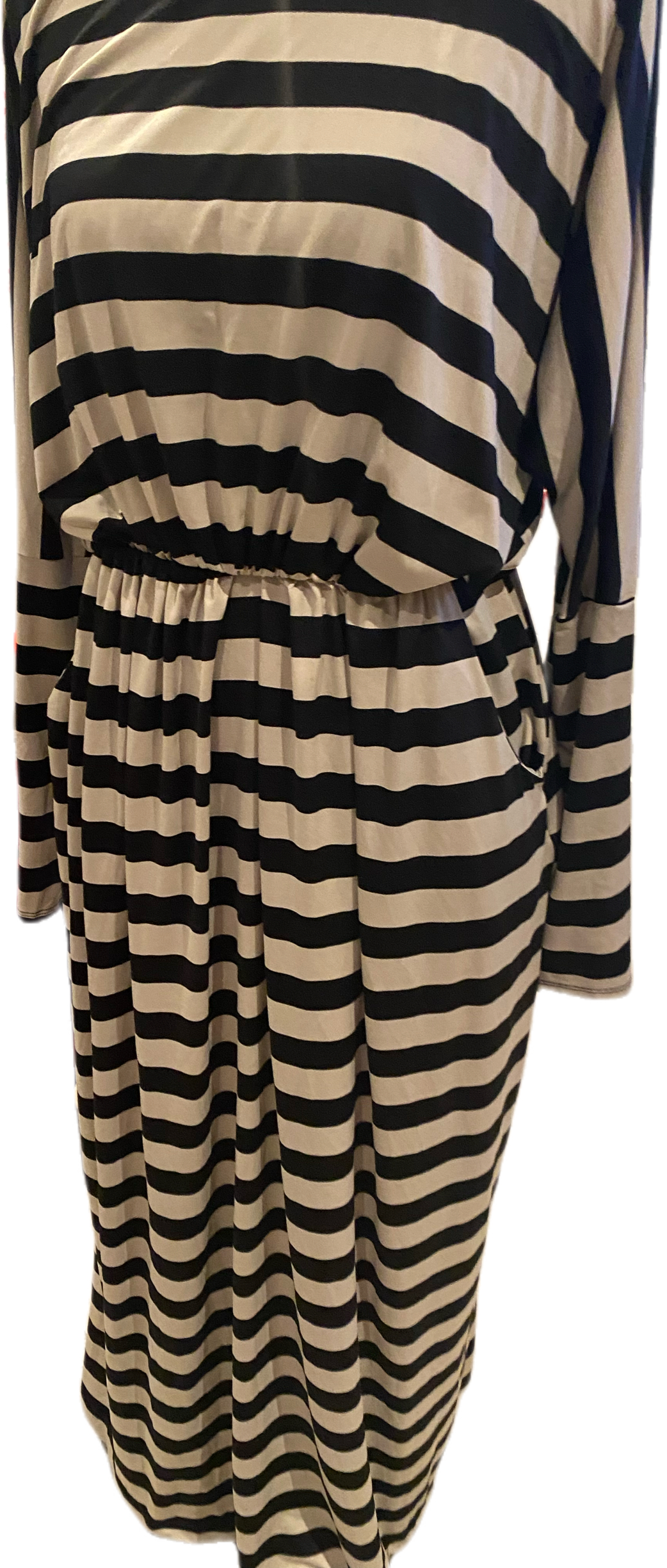 Striped Modest Dress