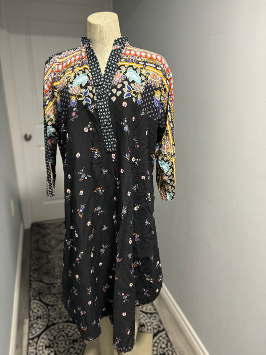 Patterned Kimono Kurta