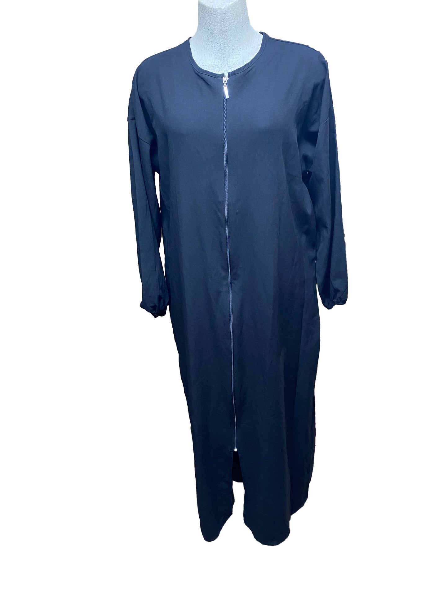 Standard Black Zip Abaya