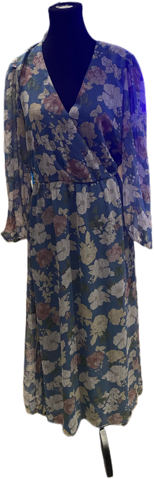 Blue Floral Dress