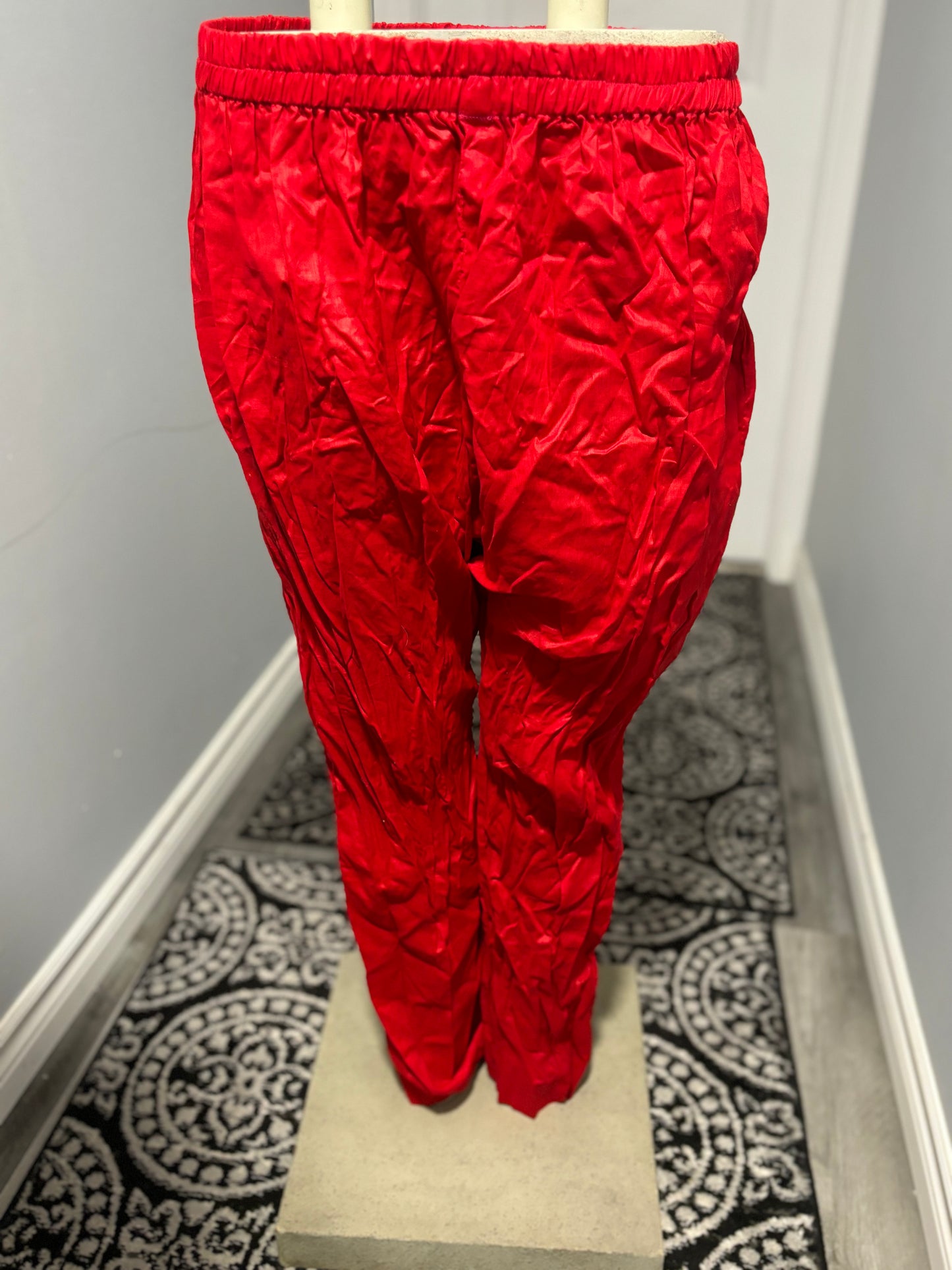 Bright Red Layering Pants