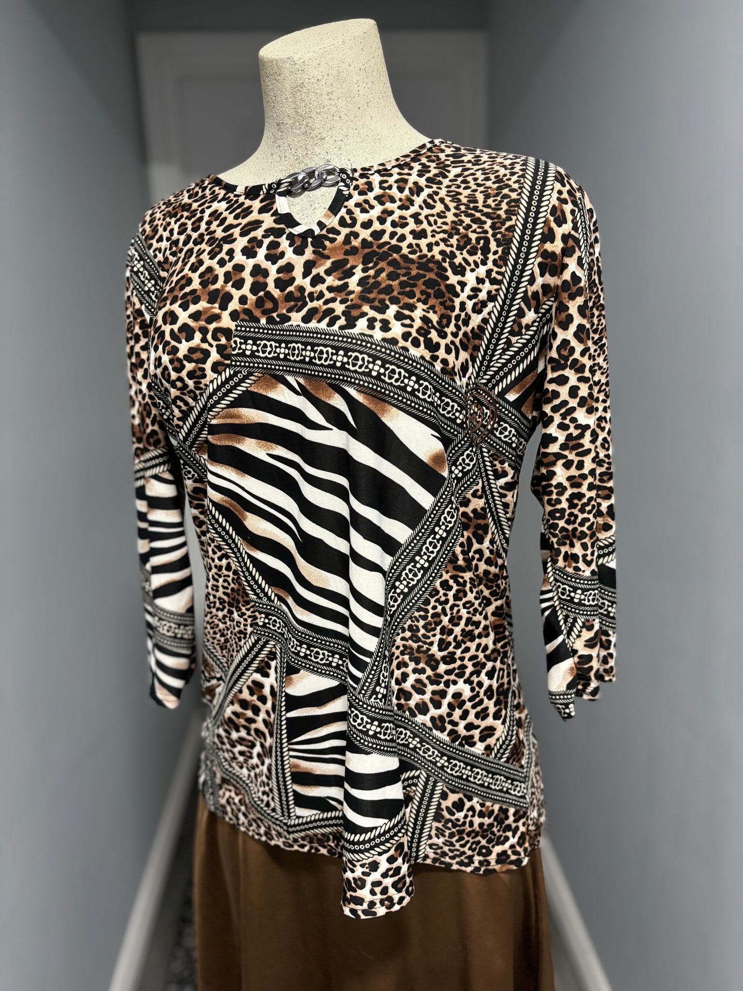 Chase Cheetah Blouse