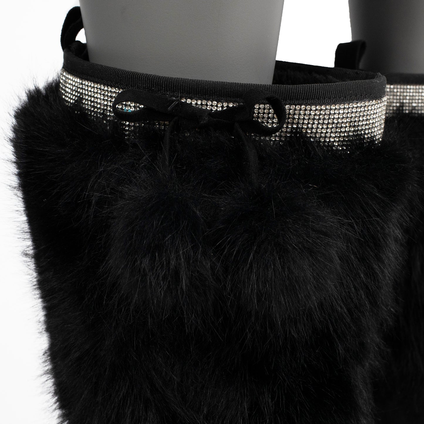 Size 11 Women’s Faux Fur Winter Boots with Rhinestone Detail