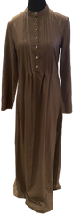 Coffee Pleated Abaya