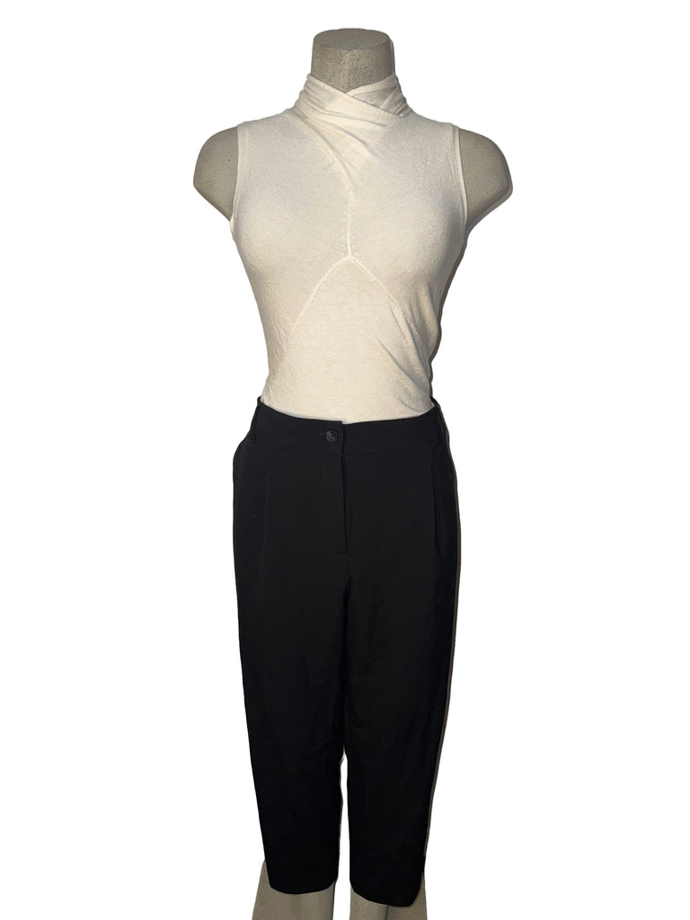 Reitmans Black Tapered Dress Pants (Size 18 Petite)