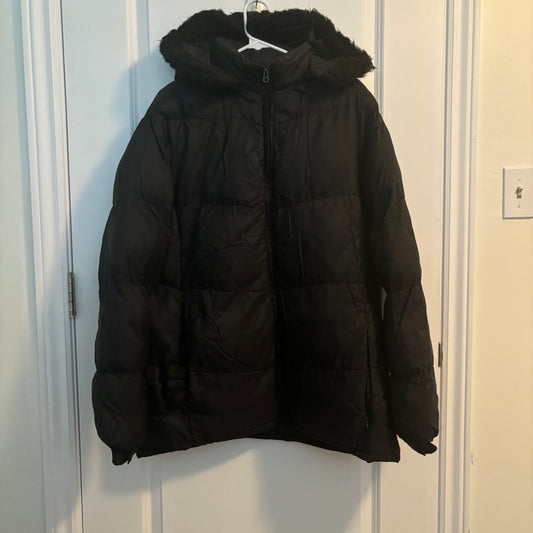 Fluid All Black Classic Winter Coat