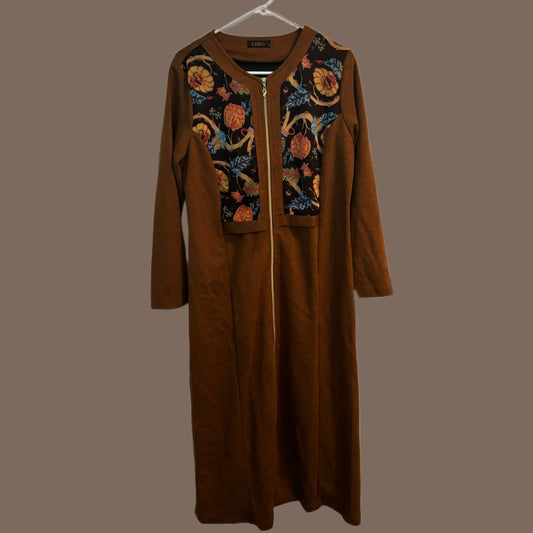 Bislife Beautiful Brown Abaya