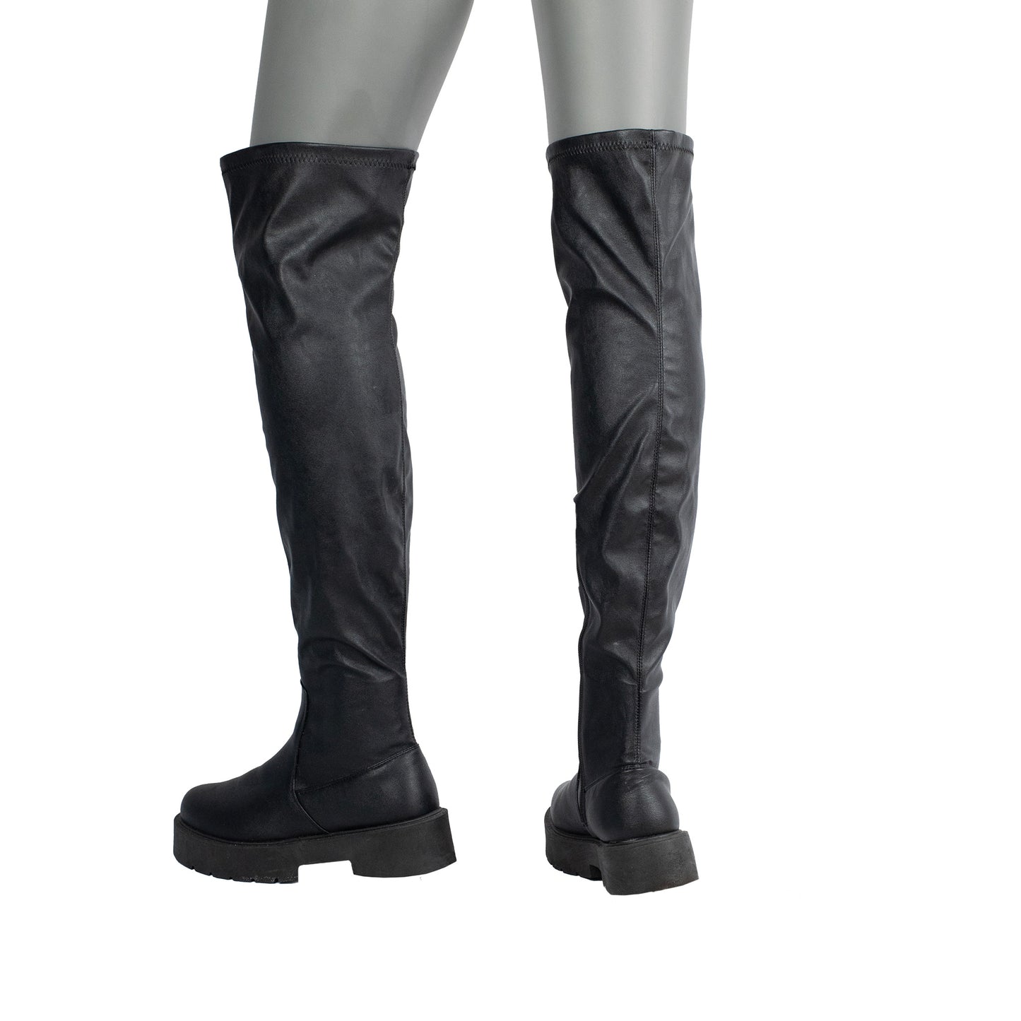 Women’s Over-the-Knee Black Boots – Size 11