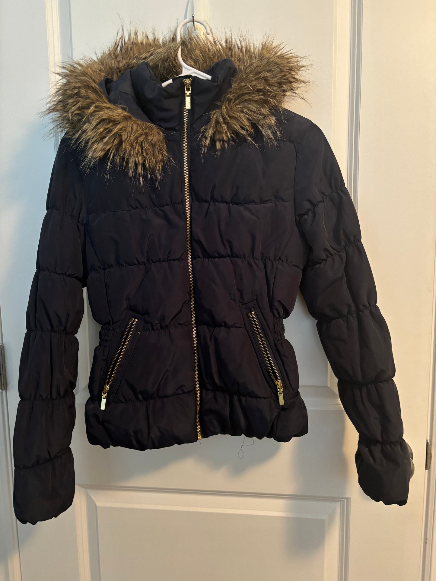 H&M Divided Navy Coat