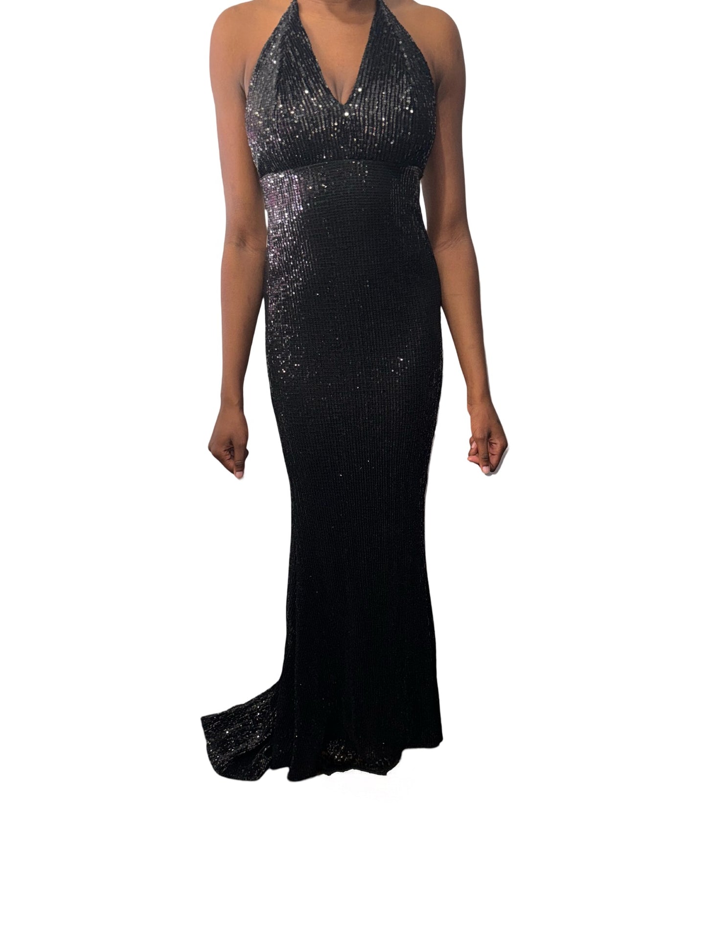 Midnight Elegance Sequin Gown