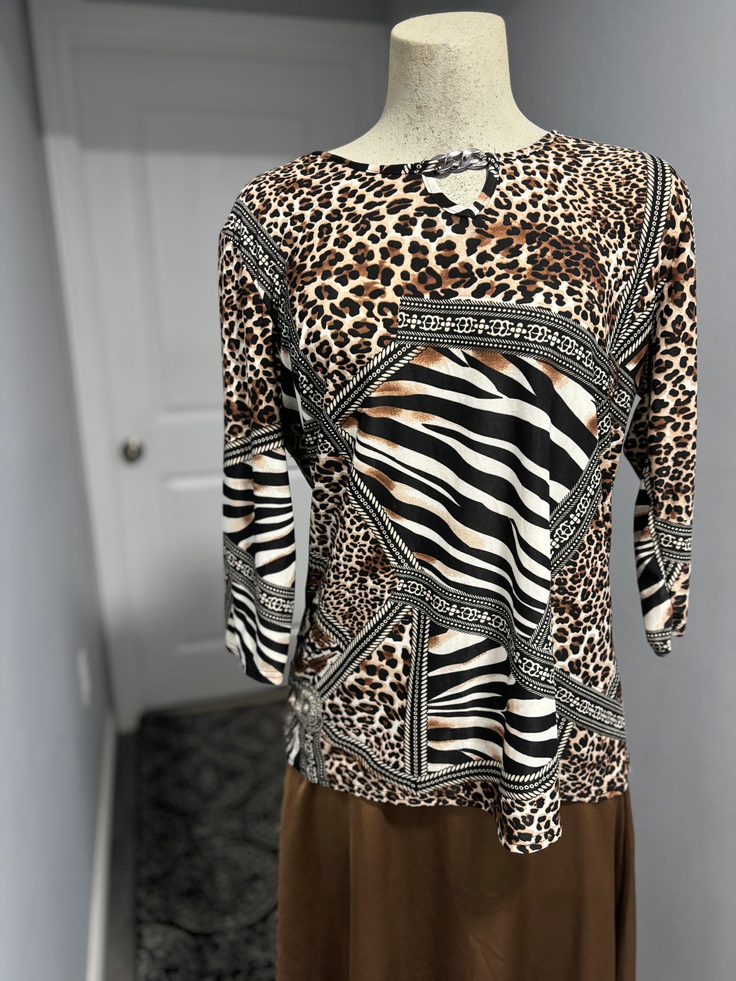 Chase Cheetah Blouse