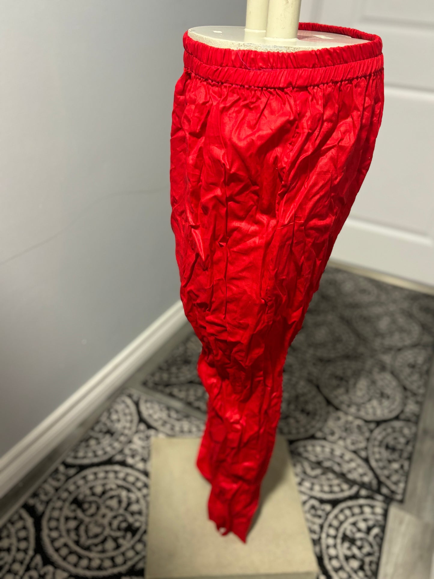 Bright Red Layering Pants