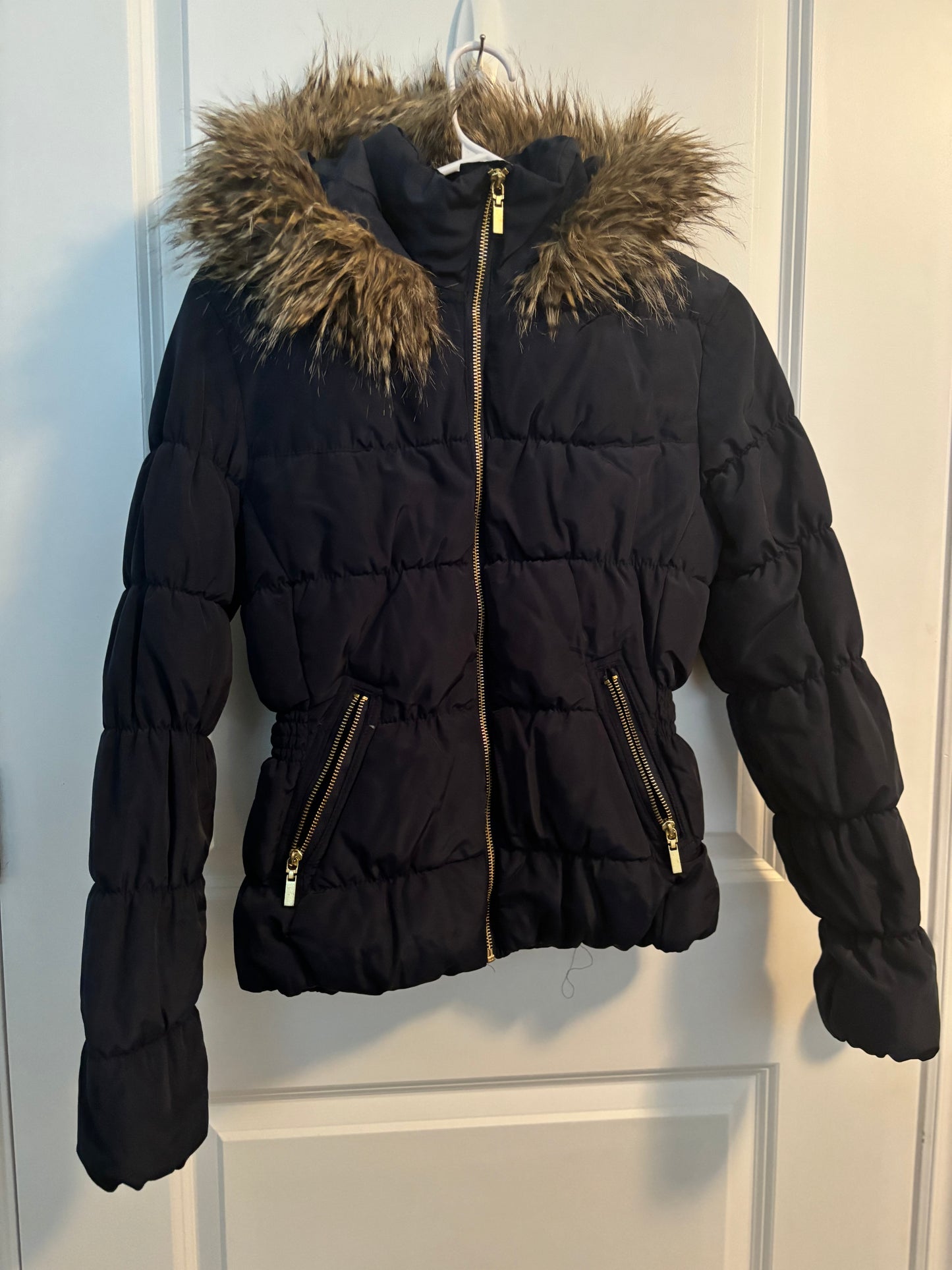 H&M Divided Navy Coat