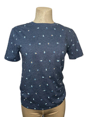 Old Navy Navy Blue Beetle Print Tee – XL (14–16)