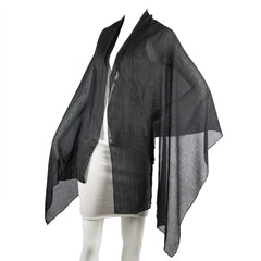 Ethereal Noir Sheer Kimono