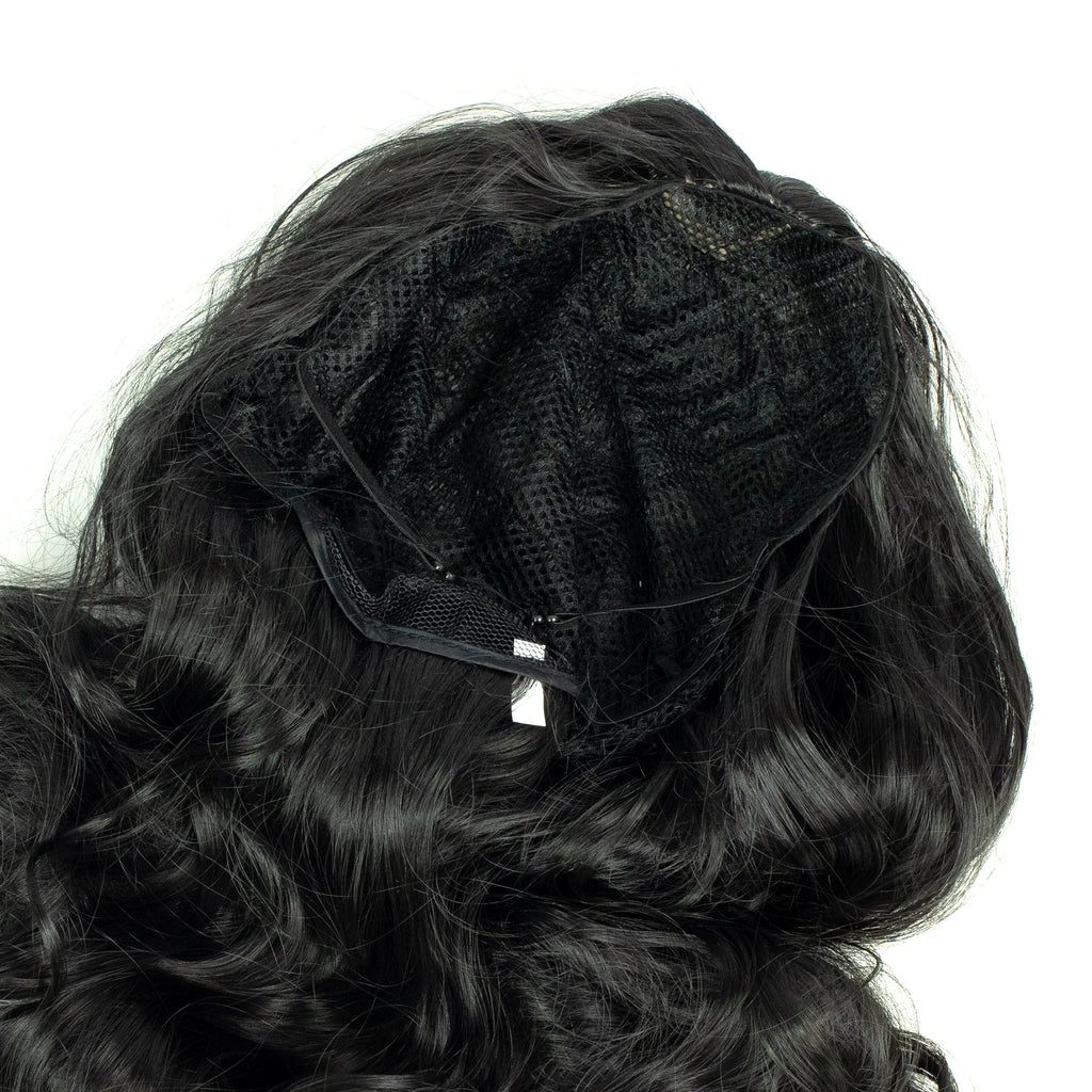 Long Wavy Synthetic Wig – Black