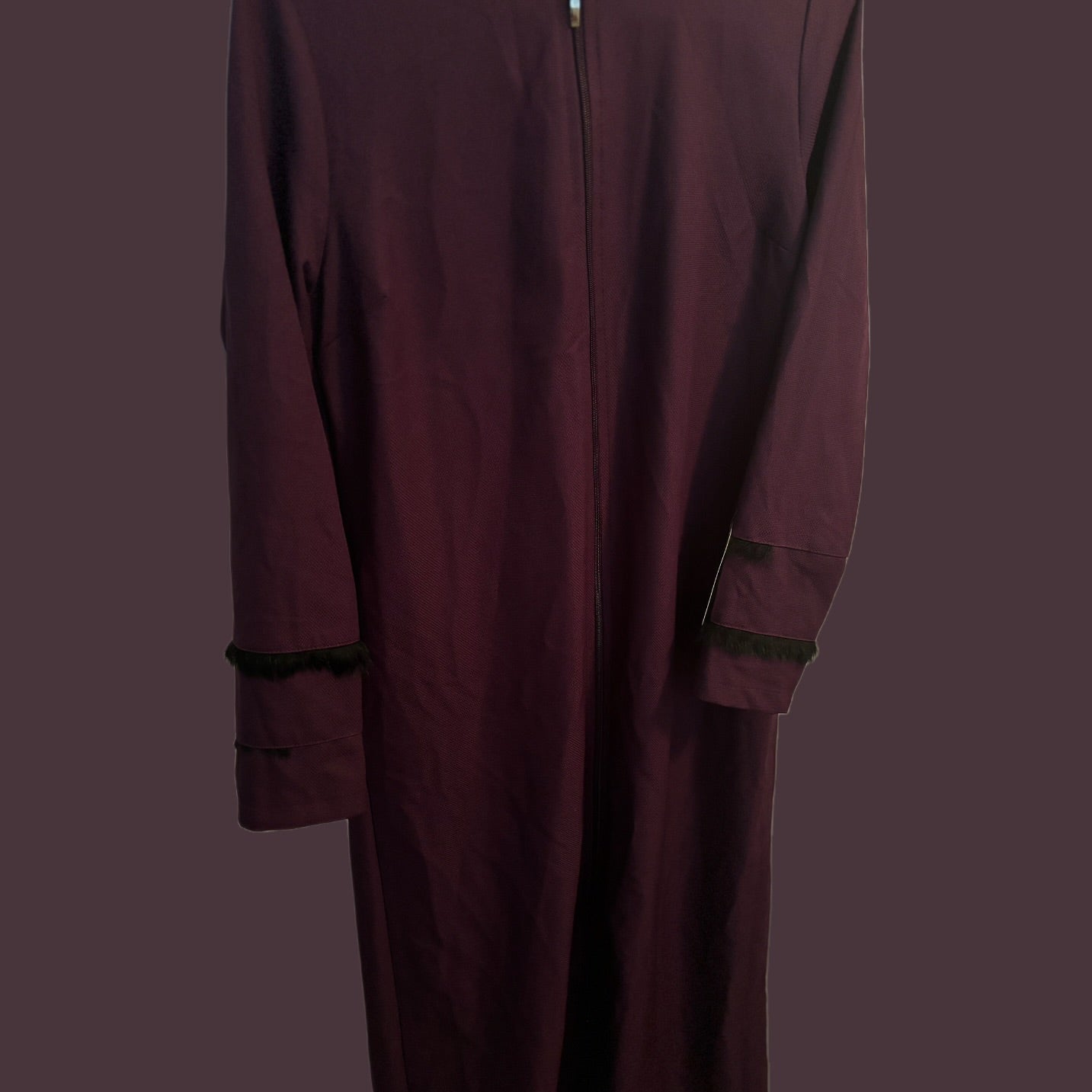 Laruj Deep Purple Winter Abaya