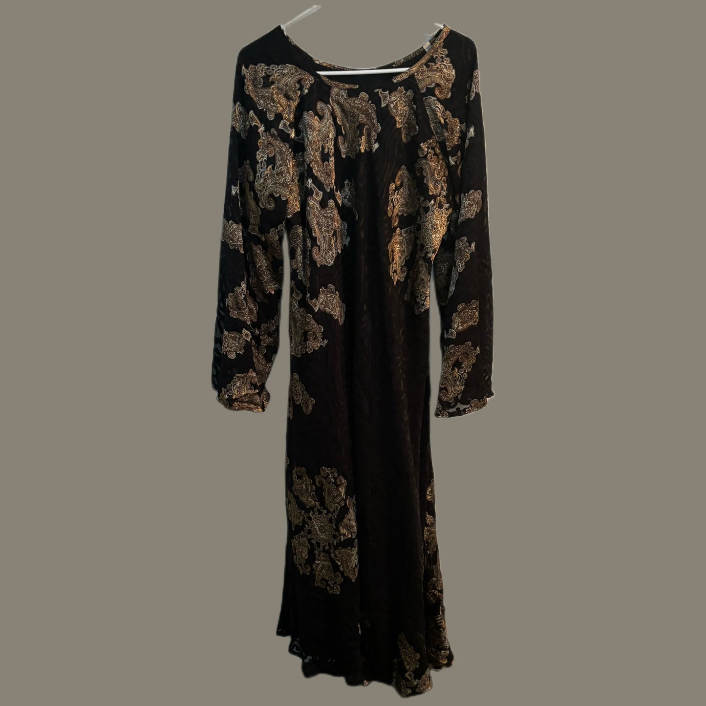 Velour Patterned Elegant Abaya