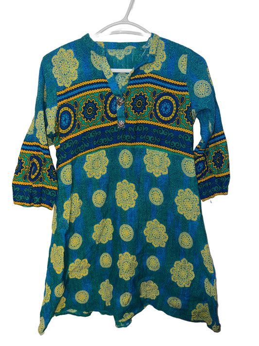 Vibrant Printed Tunic - Youth Size Large (Fits Women’s XS)