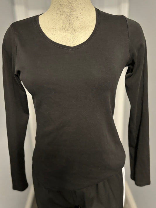 Ellen Tracy Black Layering Top