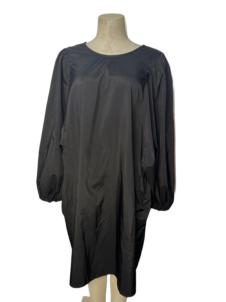 H&M Oversized Black Balloon Sleeve Dress - Size XXL