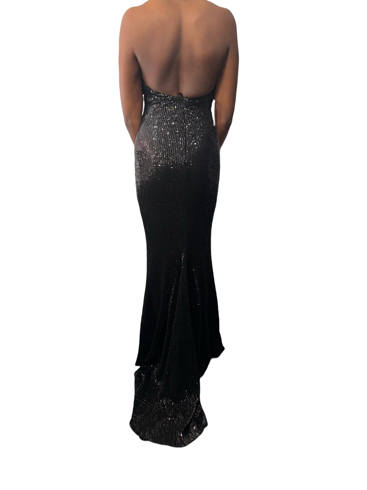 Midnight Elegance Sequin Gown