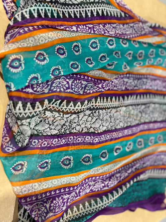 Multicoloured Dupatta