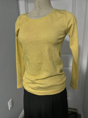 Dayton Gold Glitter Layering Top