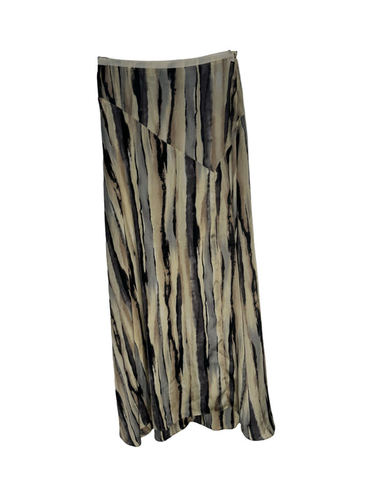 Costa Blanca Artistic Stripe Maxi Skirt